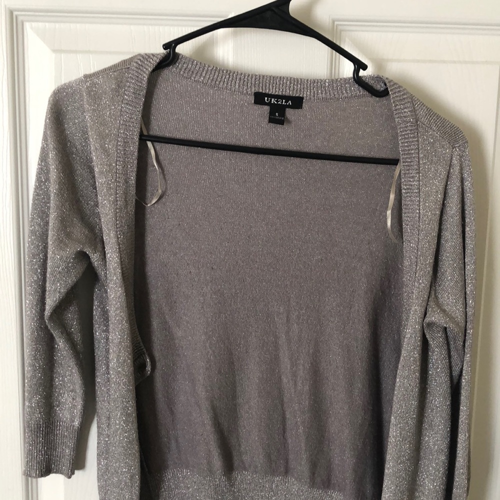 Silver cardigan